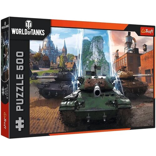 Trefl World of Tanks - Vrijeme je za akciju! - puzzle od 500 dijelova - Slike