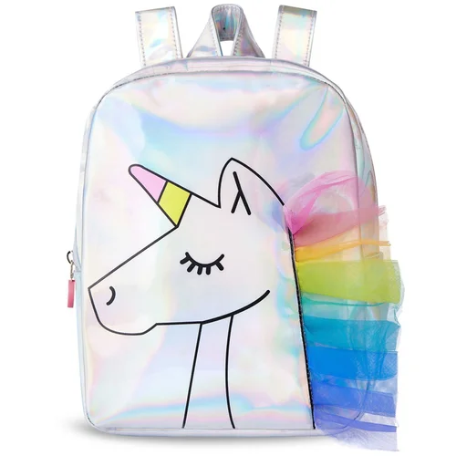 Denokids Unicorn Hologram Girls School Backpack