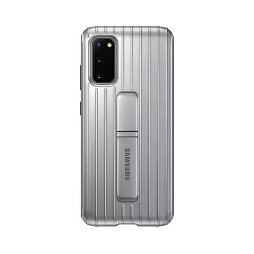 Samsung Galaxy S20 Protective Standing cover ovitek, srebrn
