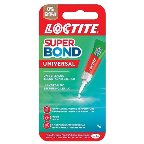 Loctite Sekundno kontaktno lepilo Super Bond Universal (Tekoče, Tuba, 3 g) Slike