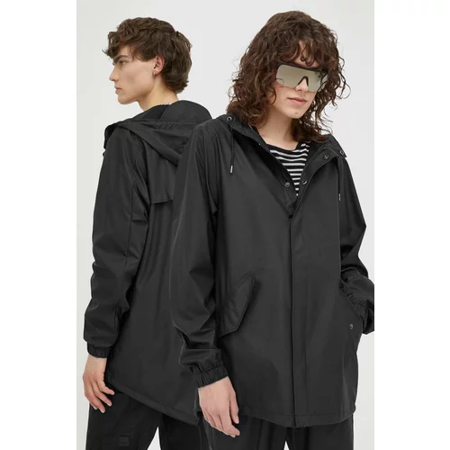 Rains Kišna jakna Fishtail Jacket 18010 boja: crna, za prijelazno razdoblje, 18010.01-01Black
