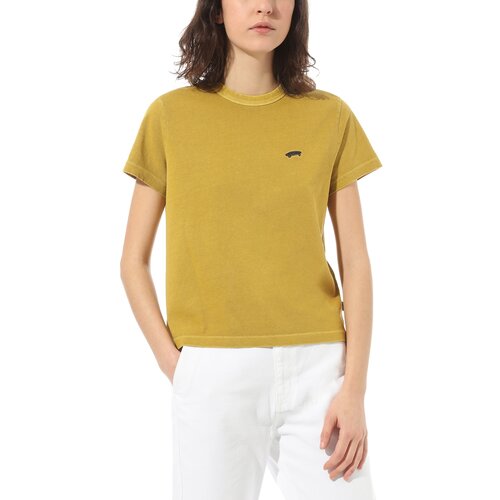Vans t shirt womens olive on sale