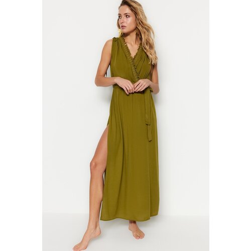 Trendyol Dress - Khaki - Wrapover Slike