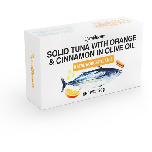 GymBeam Tuna u maslinovom ulju s narančom i cimetom Slike