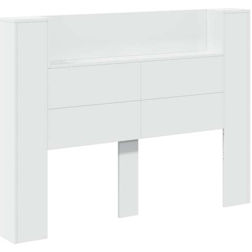  Uzglavlje Bijelo 140 x 16 5 x 103 5 cm Konstruirano drvo Slike