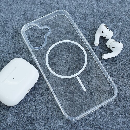  Maska za iPhone 16 Mag Case Clear Slim bela Cene