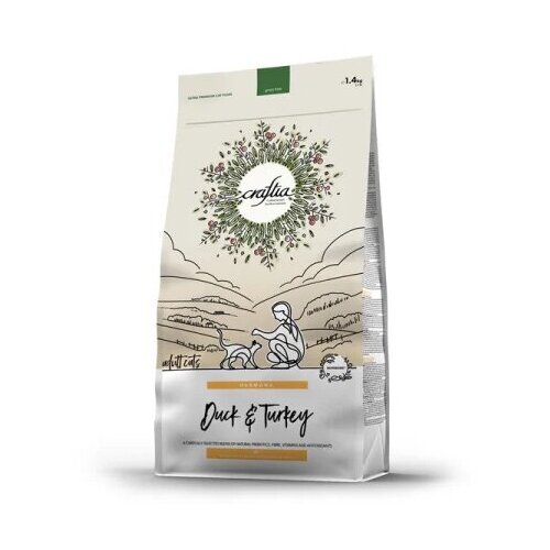 Craftia harmona Cat Adult - Pačetina i ćuretina 1.4kg Cene