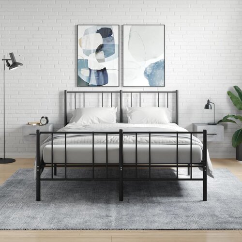 vidaXL Zidni noćni ormarići 2 kom Siva betona 35 x 35 x 20 cm Cijene