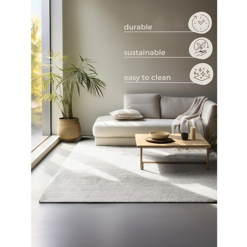 Hanse Home Svetlo siva obojestranska/ročno tkana preproga iz jute 60x90 cm Boucl&amp;eacute; Jaipur &amp;ndash; Slike