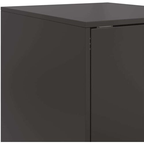 vidaXL Komoda crna 34 5 x 39 x 107 cm čelična Cene