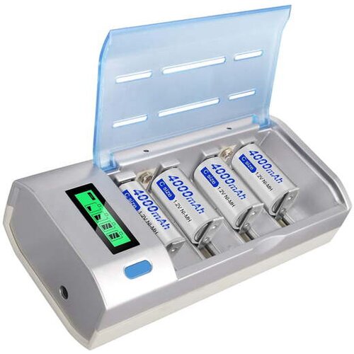 Dexxer univerzalni LCD polnilnik za 4 polnilne baterije Ni-Mh Ni-Cd BC-1000 Cene
