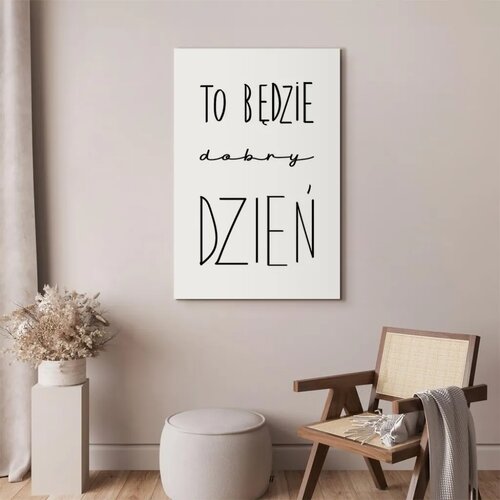  Slika - Art of Words (1-part) - Inspirational Black Text on White 80x120 Akustična Cene