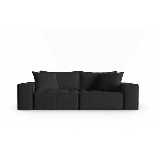 Micadoni Home Crna sofa 212 cm Mike –