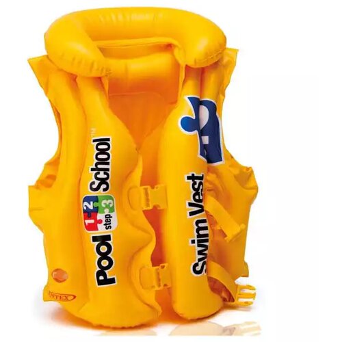 Intex Prsluk za plivanje PoolSchool 50cmx47cm Slike