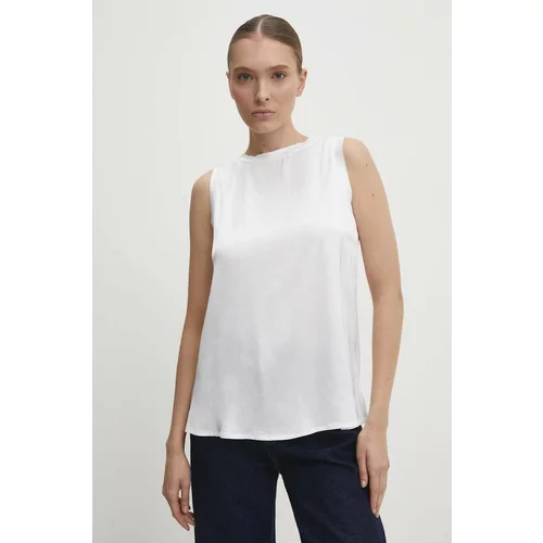 Answear Lab Top za žene, boja: bijela, bez uzorka