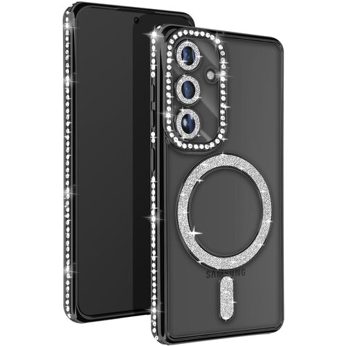 AVIZAR diamantno ohi&scaron;je za samsung galaxy S24 plus magsafe contour strass, črna, (5000016996) Cene
