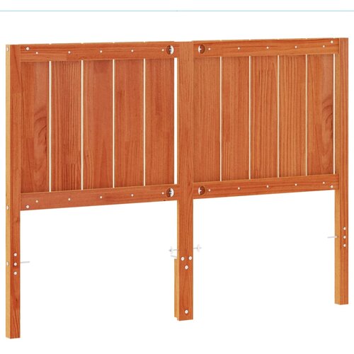  Uzglavlje vo&amp;scaron;tano smeđe 135 cm od masivne borovine Smeđa 140.5 x 100.5 cm Slike