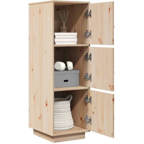  Visoka komoda 34 x 40 x 108,5 cm od masivne borovine Slike
