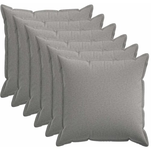  Presvlaka za jastuk 6 kom. HOUTEN Oblačnosiva 60 x 60 cm - Siva tkanina oblak 60 x 60 cm 6 Cijene