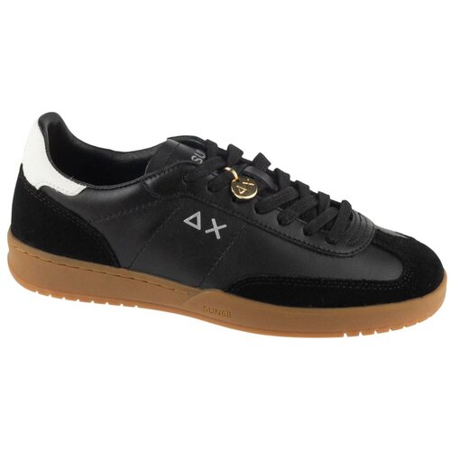 Sun68 Nizke superge California Sun Leather Črna Slike