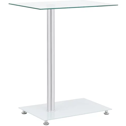  Bočni stolić U-oblika prozirni 45x30x58 cm od kaljenog stakla