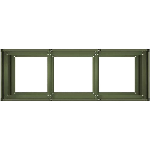  Sadilica maslinastozelena 120x40x80 cm hladno valjani čelik Slike