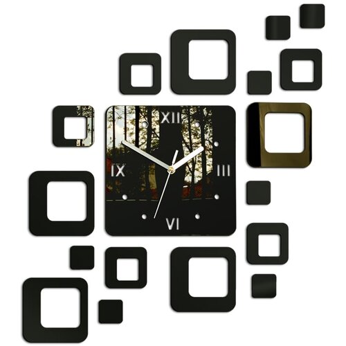  Stenske ure ROMAN WENGE HMCNH010-wenge (moderna stenska ura) Slike