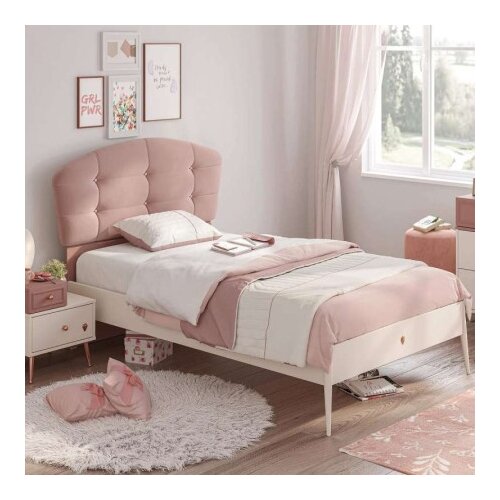 Cilek Elegance krevet sa tapaciranim uzglavljem(100x200 cm) ( 20.84.1301.00-21.20.1039.00 ) Slike