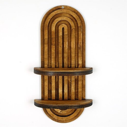 Kalune Design Raf265 walnut wall shelf Slike