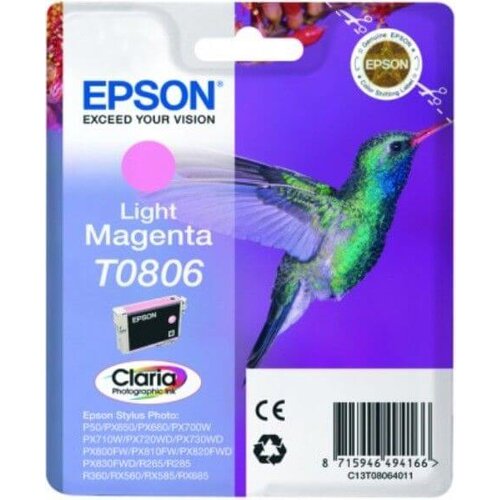Epson kartuša T0806 (svetlo škrlatna), original Cene