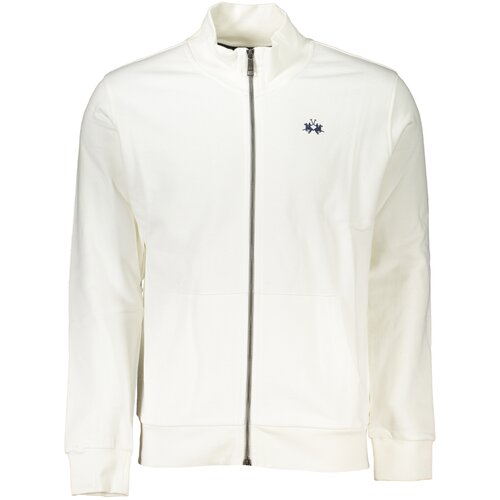 La Martina MEN&amp;amp;#39;S WHITE ZIP SWEATSHIRT Slike