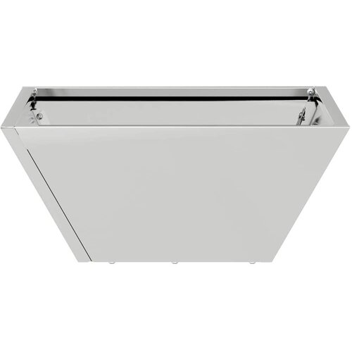  Vrtna saksija Srebrno 35 x 35 x 15 cm Cinkani čelik Slike