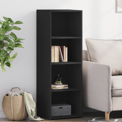 Furnova Visoka omara črna 40x41x124 cm inženirski les, (21954946) Slike