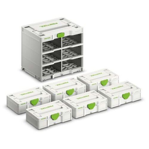 Festool Systainer Rack SYS3-RK/6 M 337 Set, F 577816 Cene