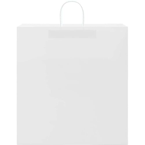  Papirnate vrećice 250 kom s ručkama bijele 45x17x48 cm Slike