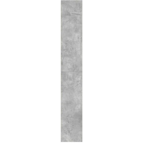  za knjige s policom Betonski sivi 80 x 30 x 198 cm Slike