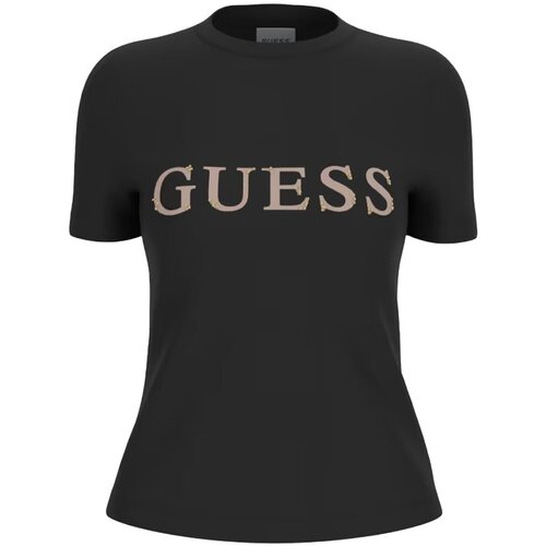 Guess Majice s kratkimi rokavi V5BI10 I3Z14 Črna Slike