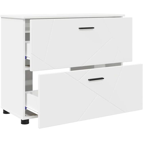  Kupaonski ormar s ladicama s pohranom Bijelo 76,5 x 35 x 64 cm Slike