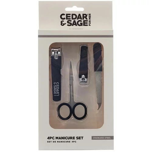 Cedar & Sage Komplet za manikuro 4-pack