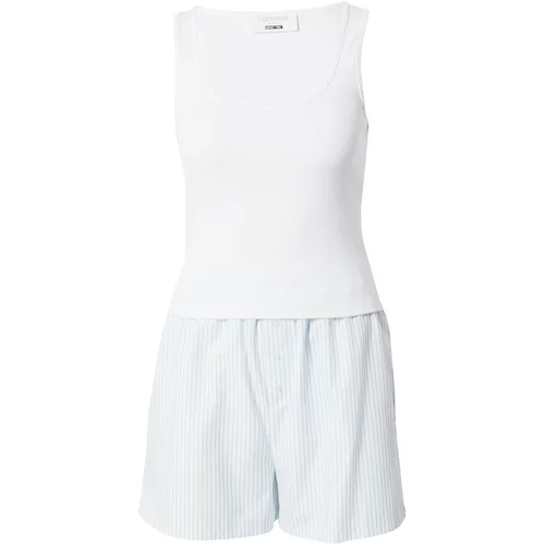 florence by mills exclusive for ABOUT YOU Kratke hlače za spanje svetlo modra / bela