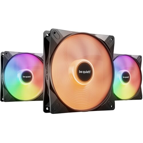 BE QUIET Ventilator LIGHT WINGS LX High Speed (BL130) RGB 140mm 4-pin PWM 3x, (5000309754) Cene
