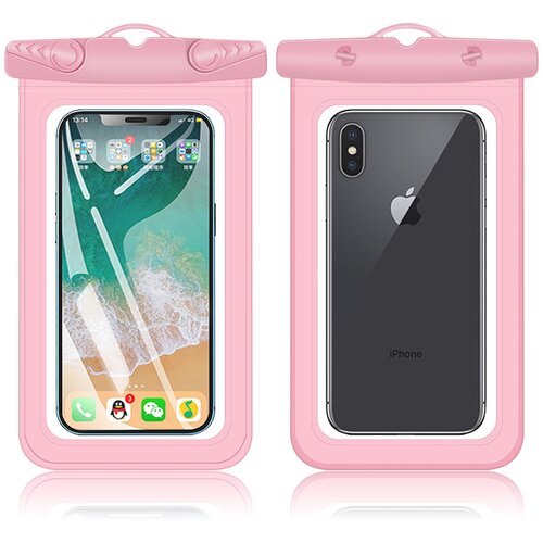INF 7-palčna PVC vodotesna torbica za telefon Pink, (21297350) Slike