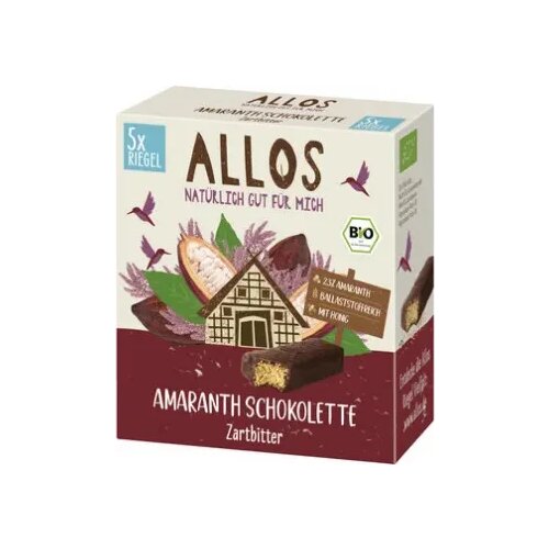 BIO amarant Schokolette - temna čokolada, paket 5 kosov Slike