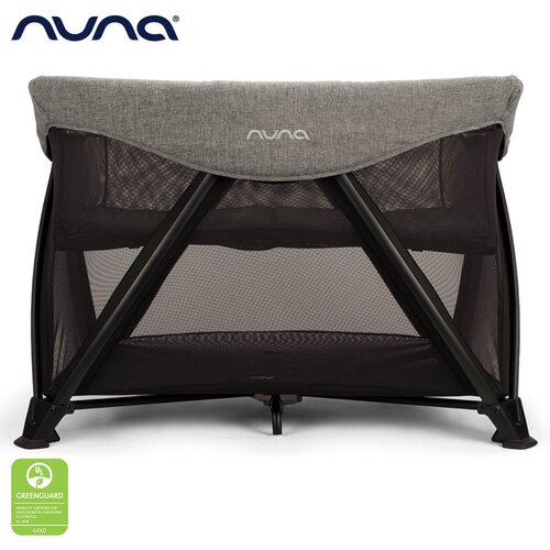 Nuna Prenosna posteljca SENA AIRE + rjuha Charcoal Cene