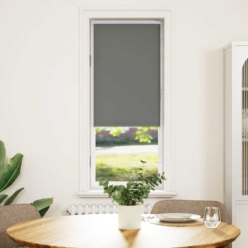 vidaXL Rolo zavjesa Blackout siva 55x150 cm Širina tkanine 50,7 cm Cijene