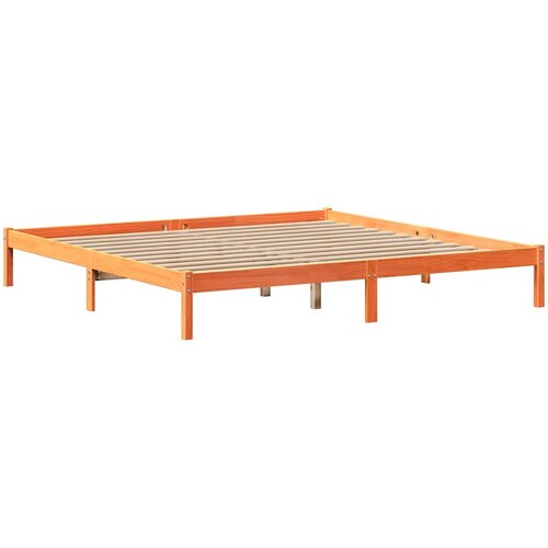  s regalom za knjige bez madraca 200x200 cm od borovine Slike
