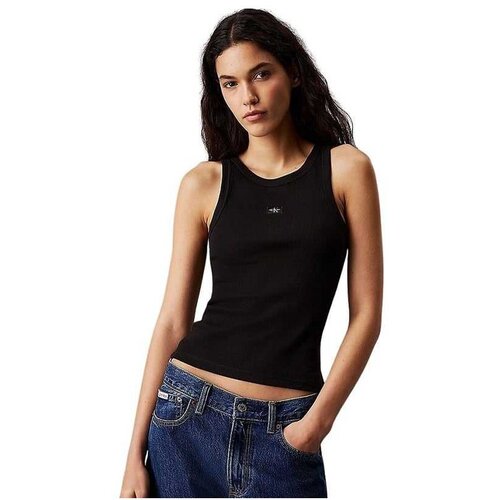 Calvin Klein rebrasti ženski top CKJ20J224762-BEH Slike
