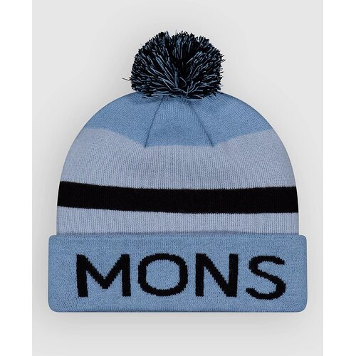 Mons Royale Mccloud Merino Pom Pom Kapa ice blue / moonstone / black Slike