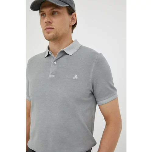 Marc O Polo Polo majica za muškarce, boja: siva, glatki model