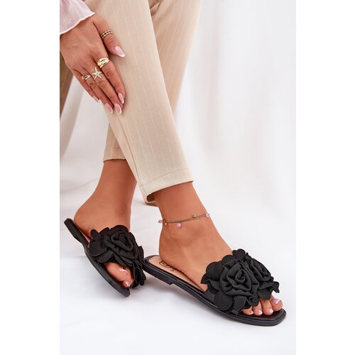 Boto Flat Women's Slippers With Bow Black Tobin Cijene